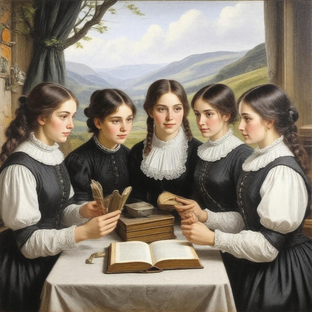 Brontë family
